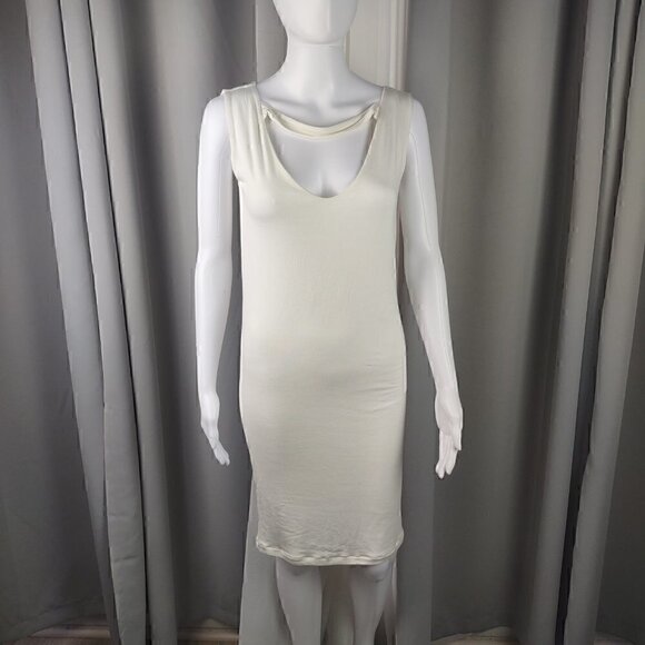 Sexy Mama Maternity Dresses & Skirts - Sexy Mama Maternity Off White Dress Size 2 (NWT)